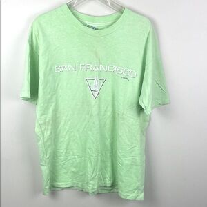 Hanes Faded Vintage Mint Green San Francisco Tee